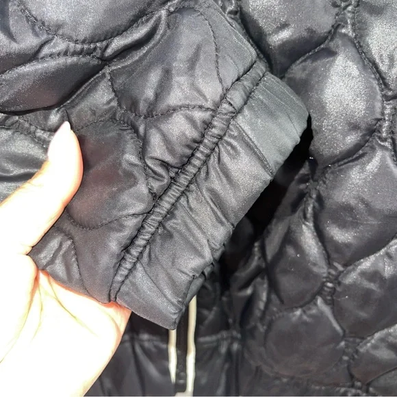 G-STAR RAW Midder Quilted Bomber Jacket Black White Trim Collar Sz M - Picture 6 of 11